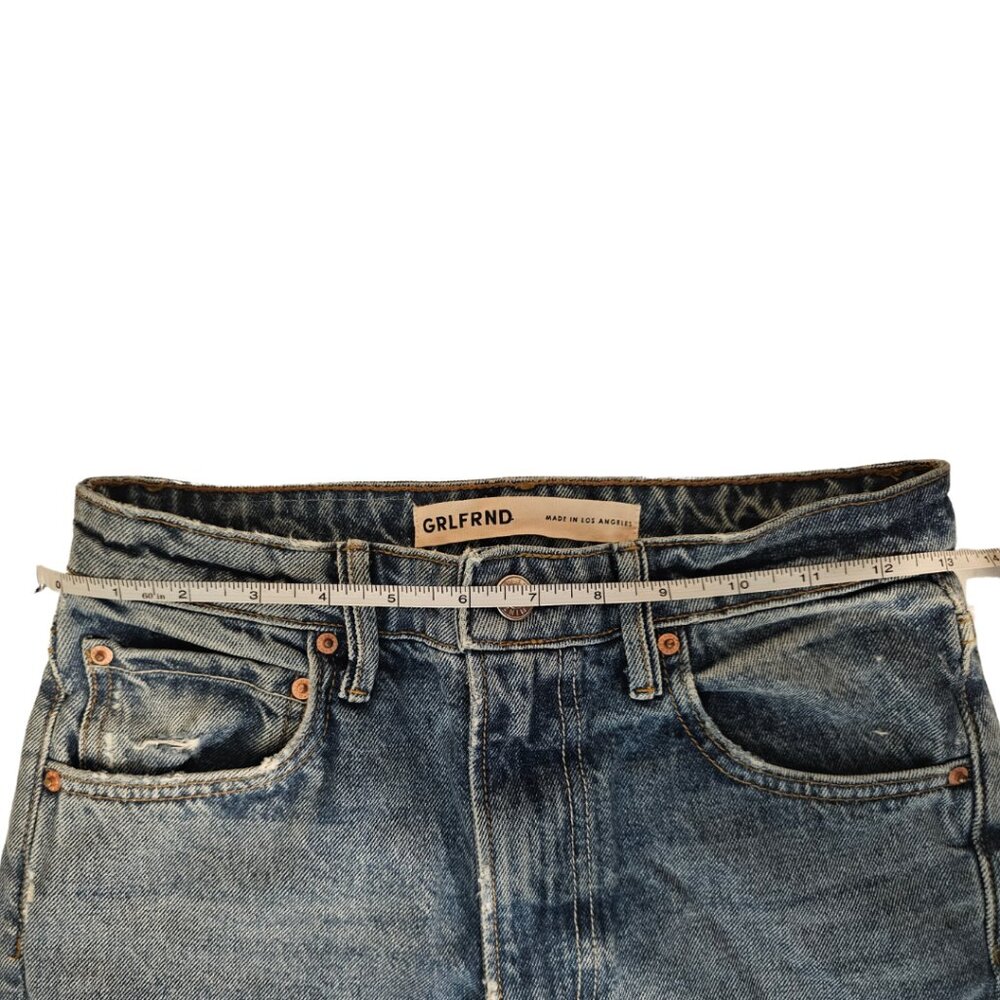 Grlfrnd The Melanie High Rise Boot Cut Cotton Denim Jeans 23 - Picture 12 of 12